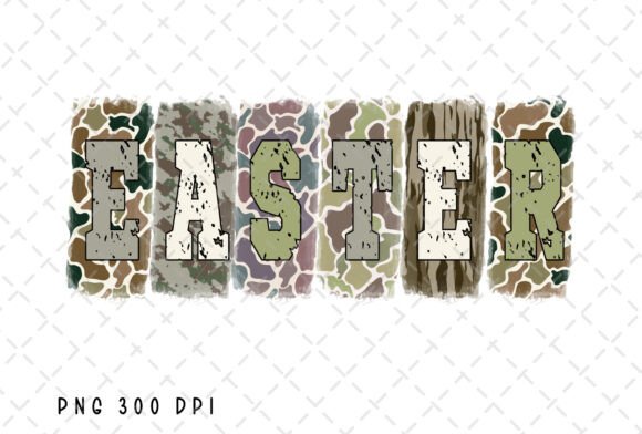 Camo Easter Hunting Christian PNG: Design That Connects
