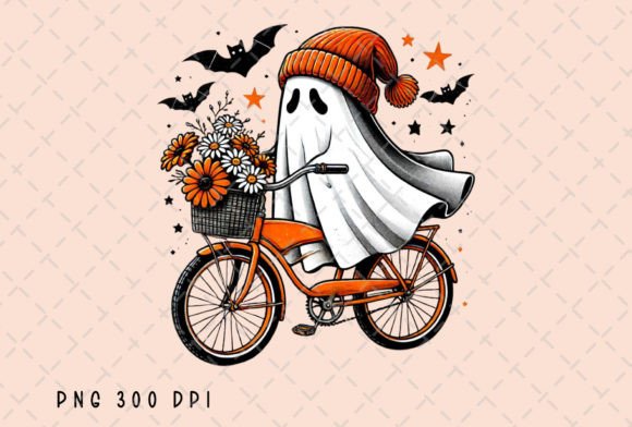 Retro Ghost Fall Autumn Halloween PNG: A Designer's Take