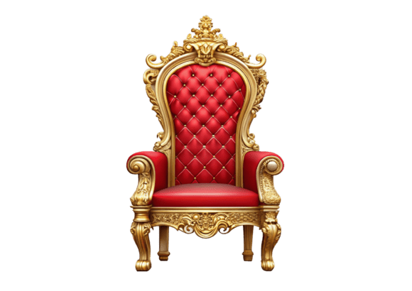 Royal Throne Armchair PNG: Elevate Your Creative Projects