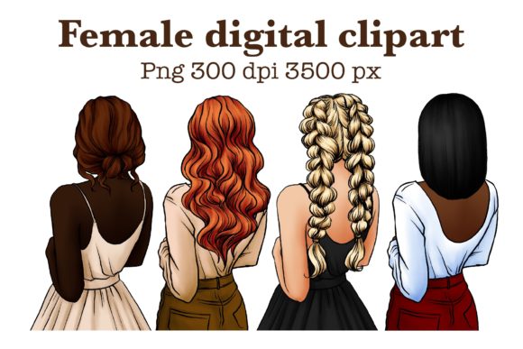 Unlocking Creativity with Female Digital Clipart